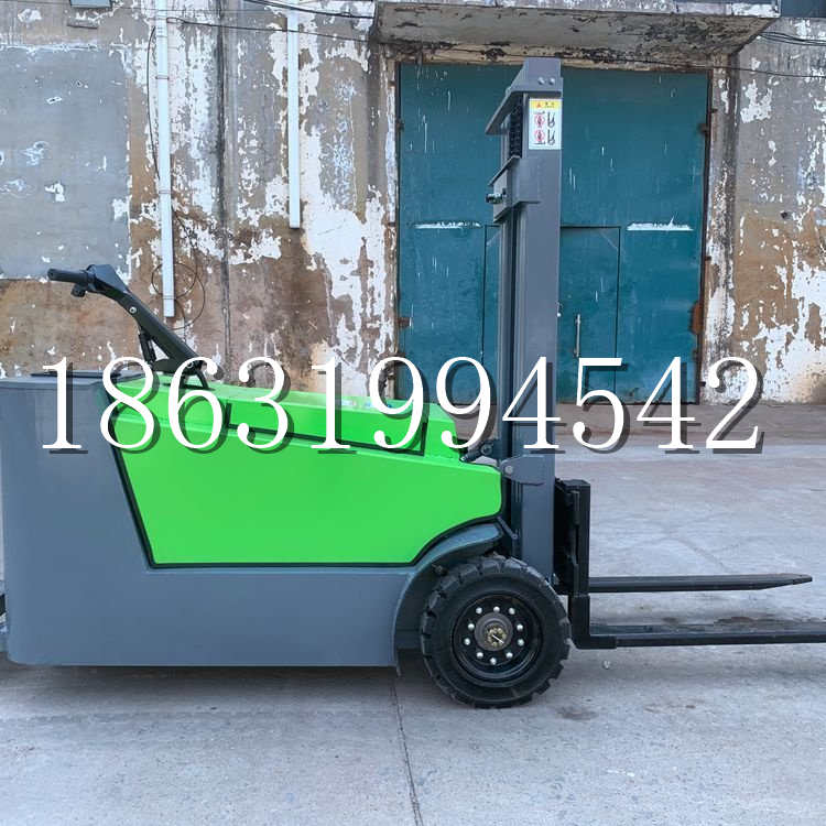 大城乡小型电动叉车1吨2吨步行站驾式电瓶堆高充电装卸车液压升降车铲车